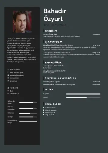 İnsan Kaynakları Cv Örnekleri cv indir
